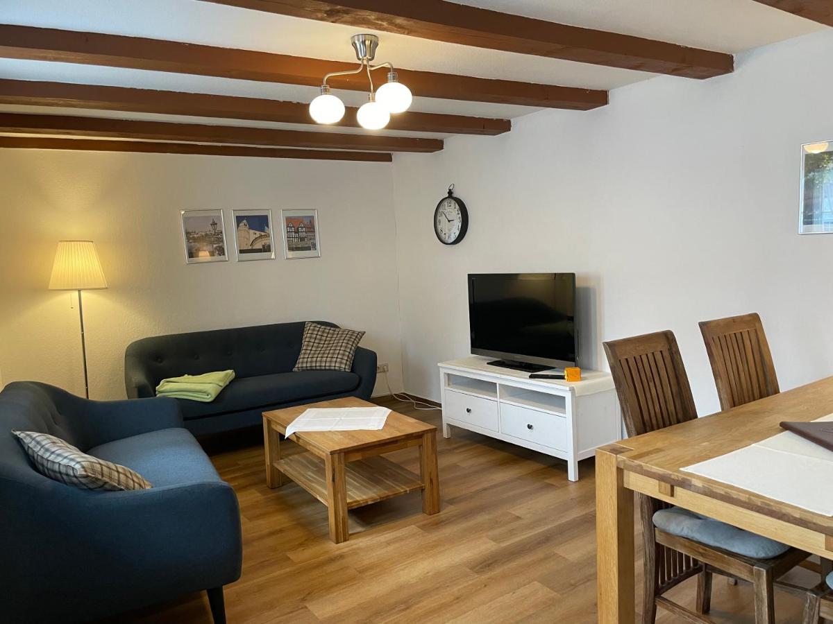 Urlaub Im Fachwerk - Klink Appartement Quedlinburg Buitenkant foto