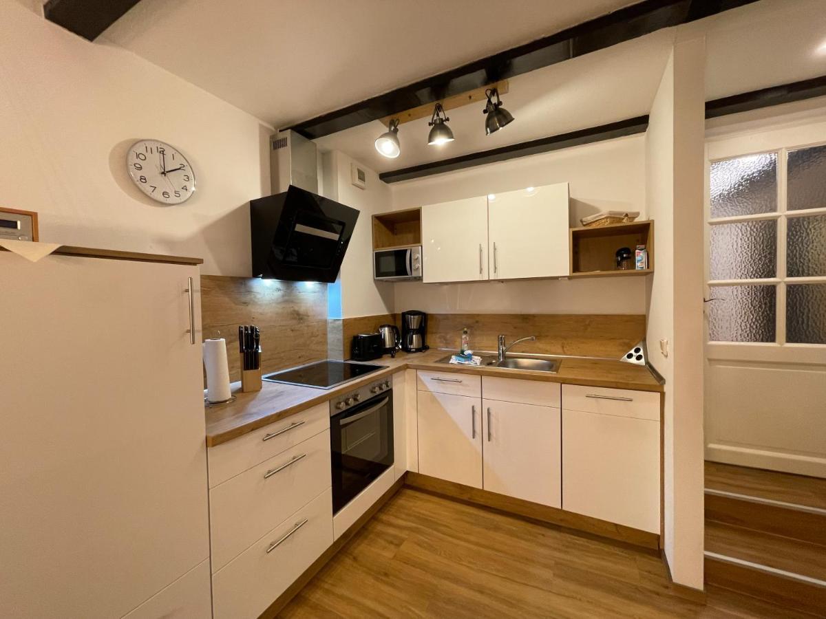 Urlaub Im Fachwerk - Klink Appartement Quedlinburg Buitenkant foto