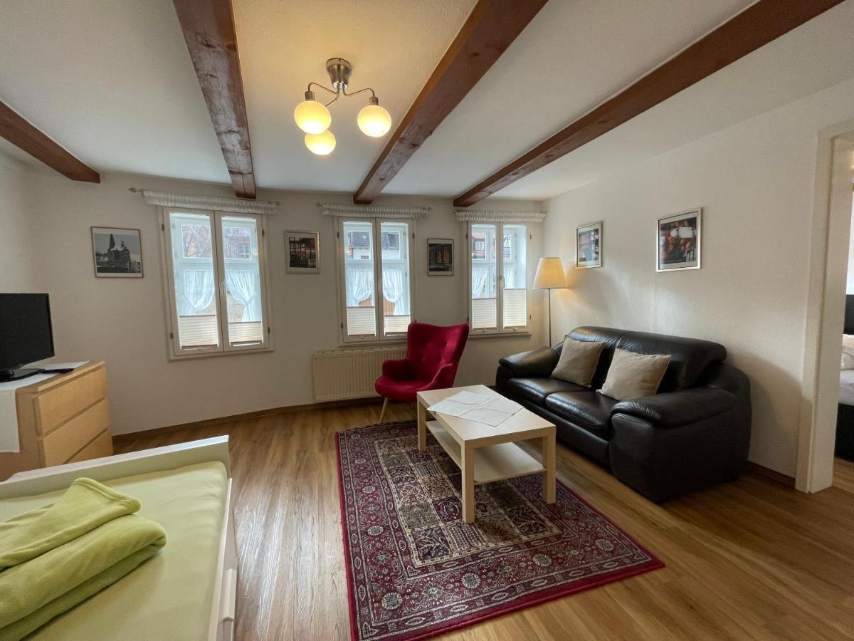 Urlaub Im Fachwerk - Klink Appartement Quedlinburg Buitenkant foto