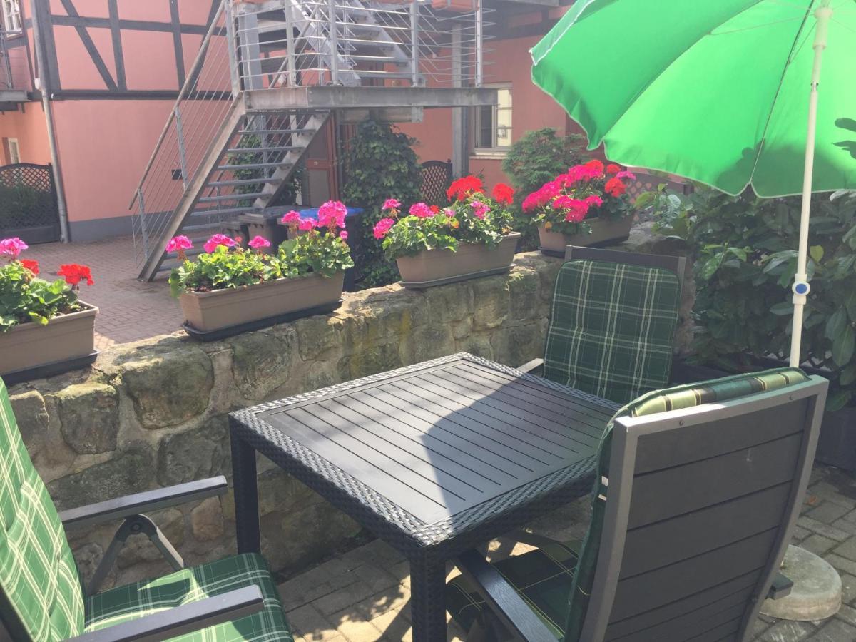 Urlaub Im Fachwerk - Klink Appartement Quedlinburg Buitenkant foto