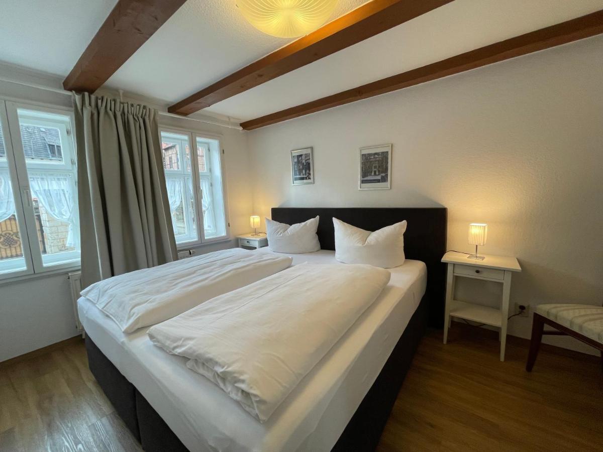 Urlaub Im Fachwerk - Klink Appartement Quedlinburg Buitenkant foto