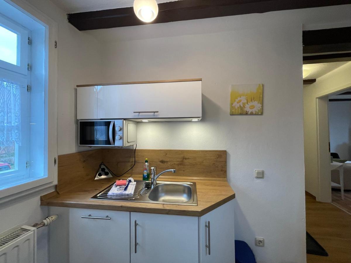 Urlaub Im Fachwerk - Klink Appartement Quedlinburg Buitenkant foto