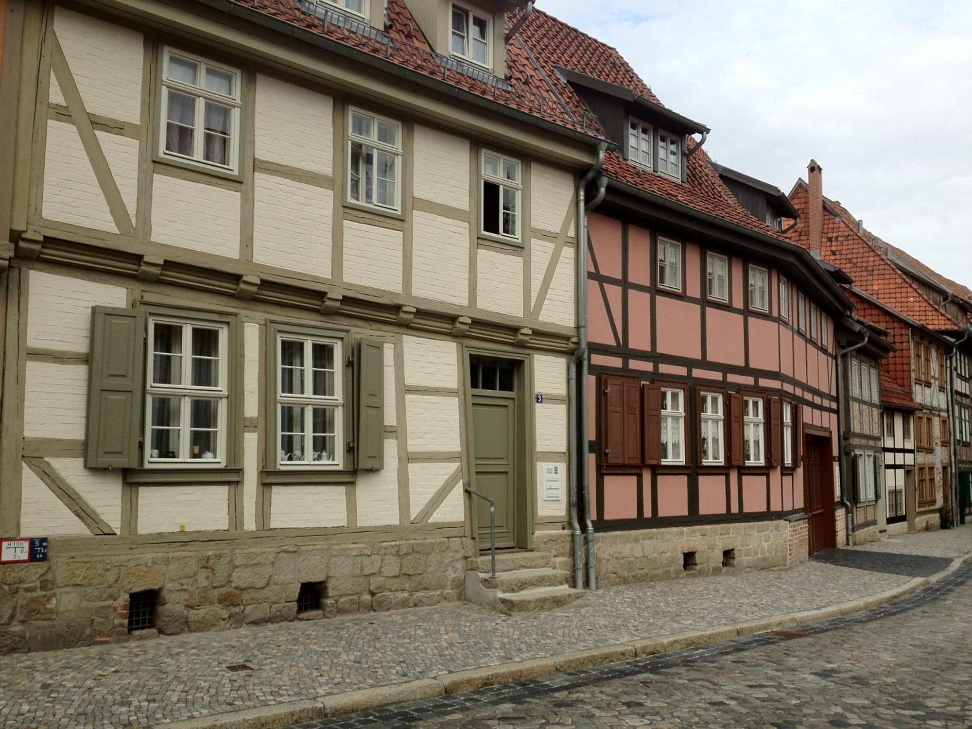 Urlaub Im Fachwerk - Klink Appartement Quedlinburg Buitenkant foto