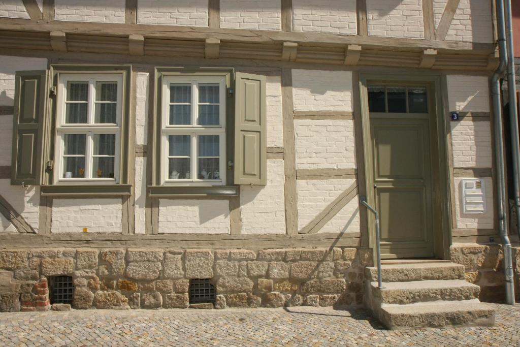 Urlaub Im Fachwerk - Klink Appartement Quedlinburg Buitenkant foto