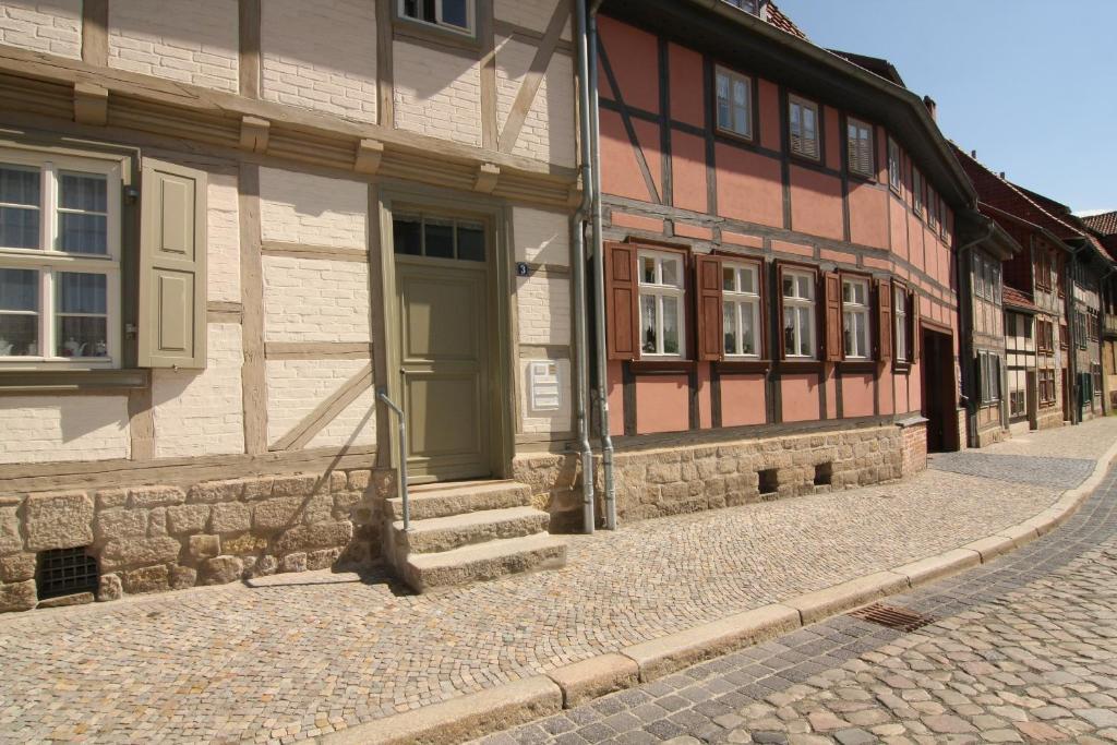 Urlaub Im Fachwerk - Klink Appartement Quedlinburg Buitenkant foto