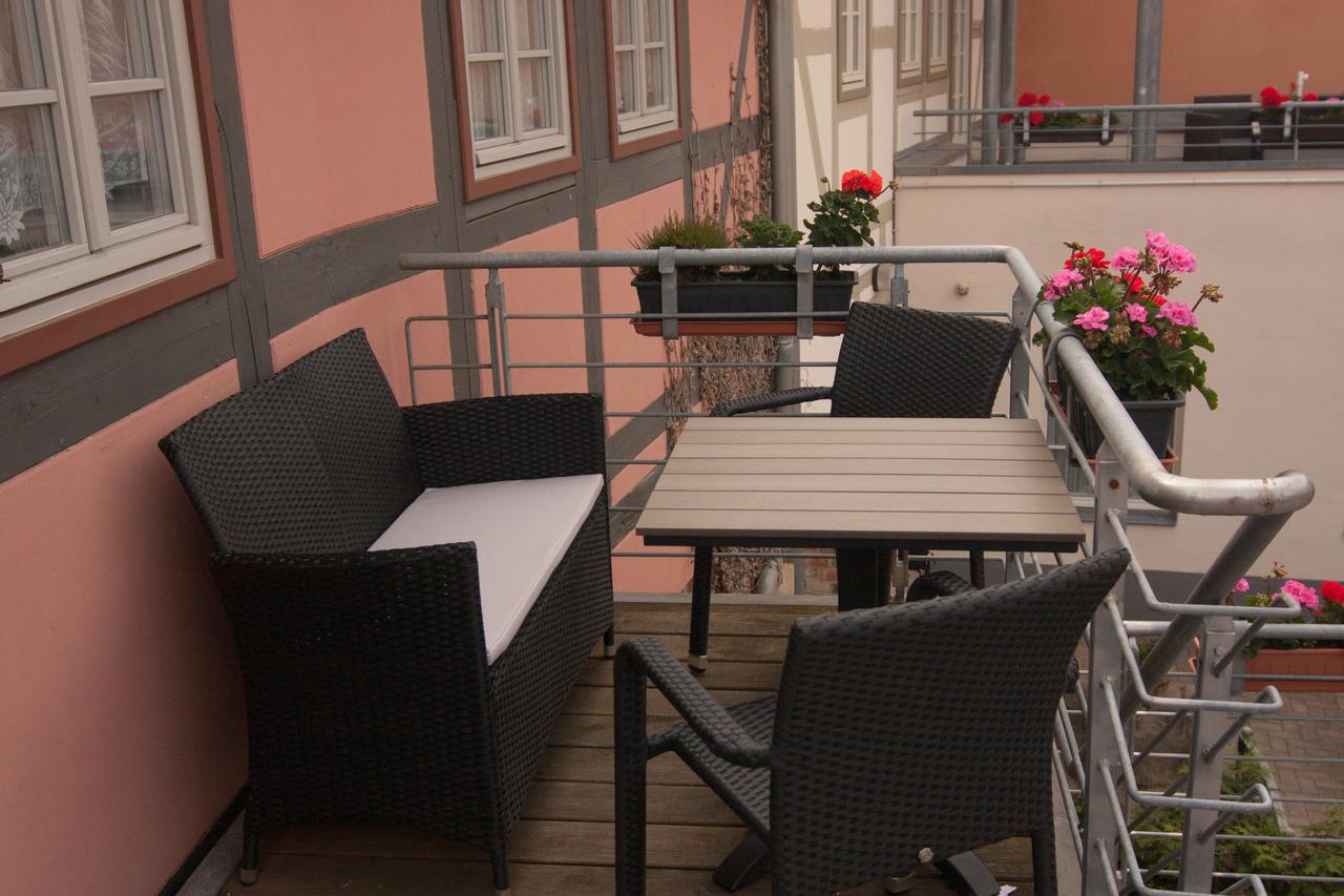 Urlaub Im Fachwerk - Klink Appartement Quedlinburg Buitenkant foto